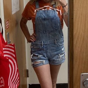 american eagle overalls